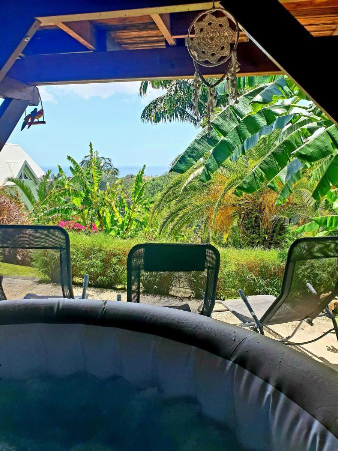 Gite 4 Etoiles, La Vieille Sucrerie St Claude Guadeloupe, Jacuzzi Spa Privatif, Vue Exceptionnelle Sur La Mer Des Caraibes Basse-Terre Kültér fotó