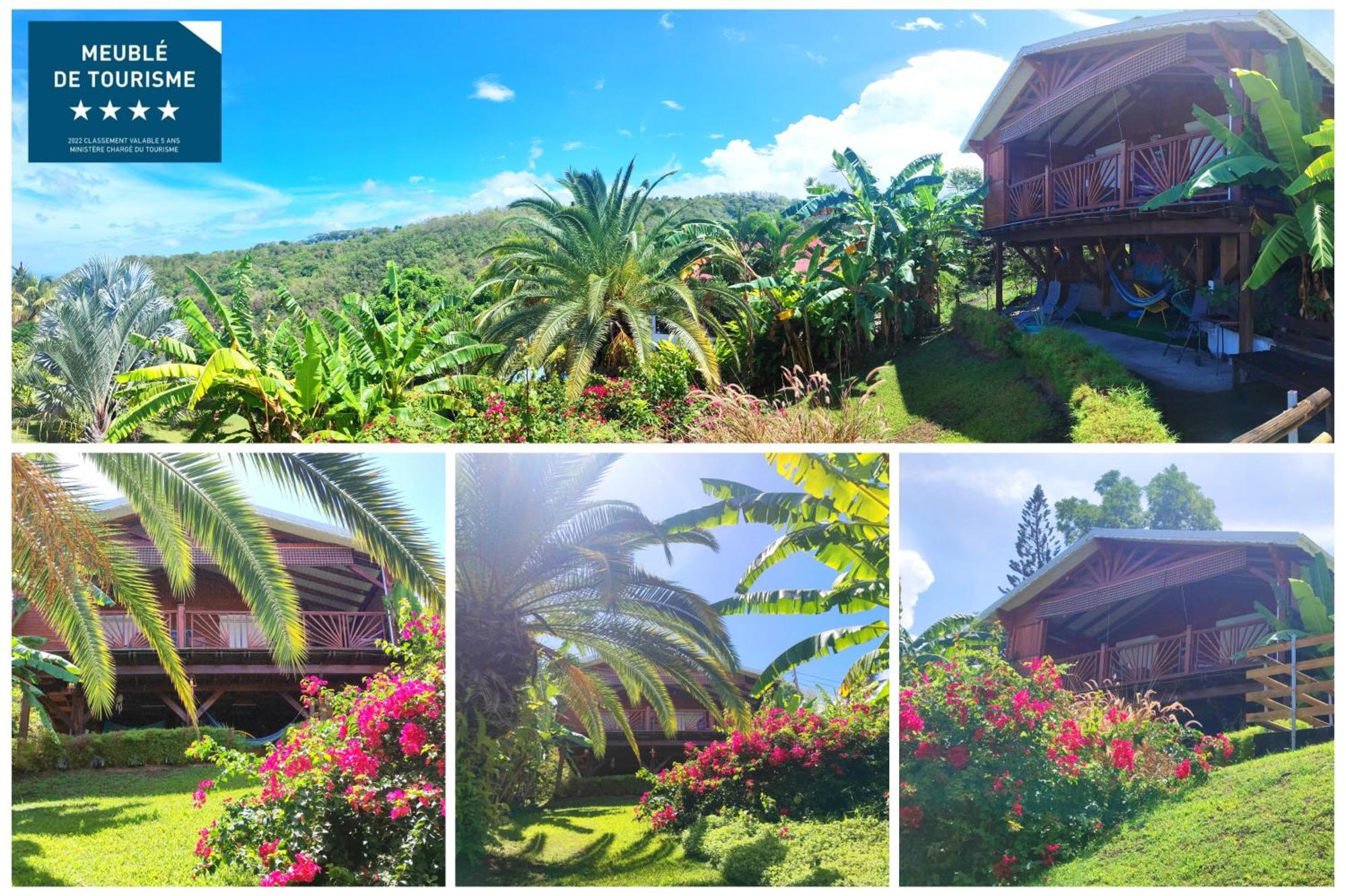 Gite 4 Etoiles, La Vieille Sucrerie St Claude Guadeloupe, Jacuzzi Spa Privatif, Vue Exceptionnelle Sur La Mer Des Caraibes Basse-Terre Kültér fotó