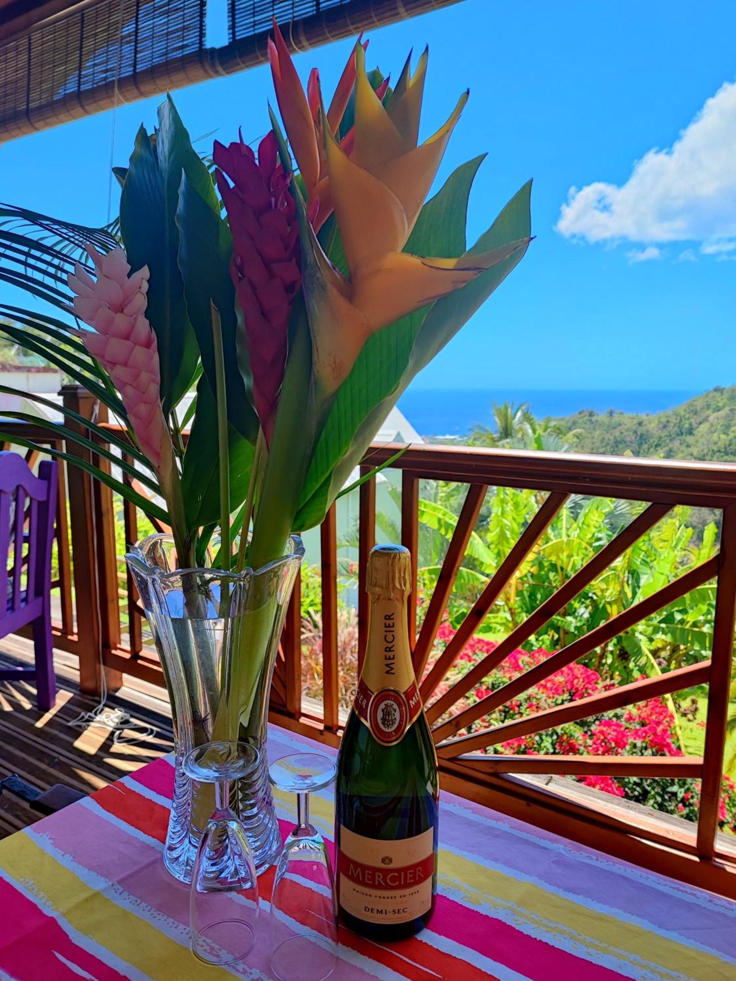 Gite 4 Etoiles, La Vieille Sucrerie St Claude Guadeloupe, Jacuzzi Spa Privatif, Vue Exceptionnelle Sur La Mer Des Caraibes Basse-Terre Kültér fotó